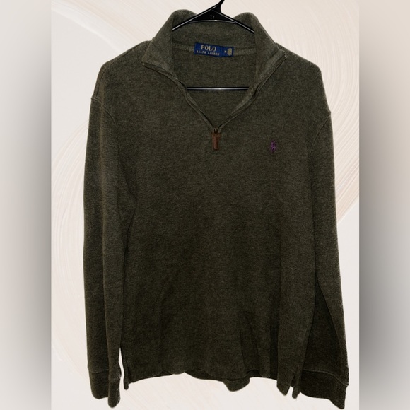 Polo Men’s 1/4 zip sweater | size: M - Picture 1 of 1